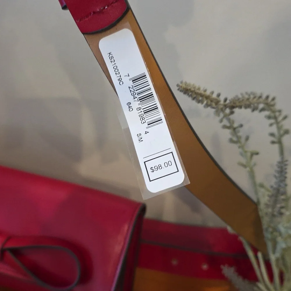 Kate Spade Red Belt Pouch NWT